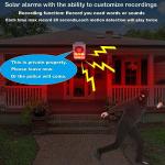Solar Motion Detector Alarm with Dog & Gun Sounds