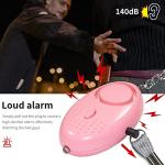 Personal Alarm 3-Pack: 140DB Siren & Lights