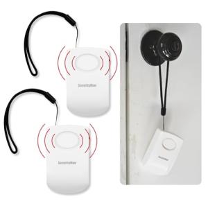 130dB Portable Door Handle Alarm - 2 Pack
