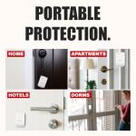 130dB Portable Door Handle Alarm - 2 Pack