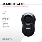 SABRE Personal Alarm with LED Light and 120 dB