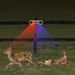 Solar Motion Sensor Alarm with Dog Barking Alert