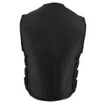Men's Black SWAT Style Motorcycle Vest