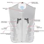 Men's Black SWAT Style Motorcycle Vest