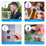 Personal Alarm Keychain Set for Women - Purple
