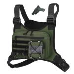 Koculemi Outdoor Chest Bag for Pistols, Olive