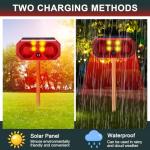 Qualirey Solar Motion Sensor Alarm - 2 Pack