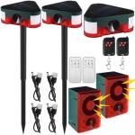 Qualirey Solar Motion Sensor Alarm - 4 Pack