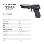 Sig Sauer P226 Black CO2 Air Pistol 4.5mm