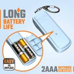 WETEN 130 dB Personal Alarm Keychain with Light