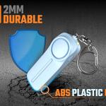 WETEN 130 dB Personal Alarm Keychain with Light