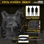 Himal Outdoors Adjustable Tactical Vest for Safety