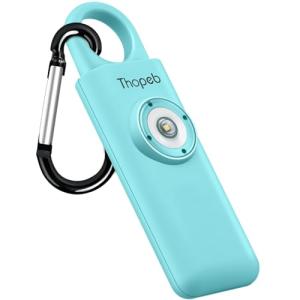 Personal Safety Alarm Keychain with Strobe Light