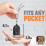 USB Rechargeable Personal Alarm Keychain for Women