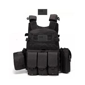 Men's Tactical Vest with Quick Release, Adjustable
