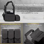 Men's Tactical Vest with Quick Release, Adjustable