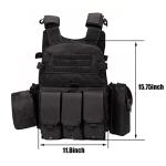 Men's Tactical Vest with Quick Release, Adjustable