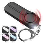 Loud Personal Alarm Keychain with LED Light