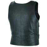 Women's Tactical Leather Motorcycle Vest for Bikers