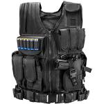 Tactical Mesh Vest with Detachable Belt and Holster