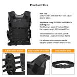 Tactical Mesh Vest with Detachable Belt and Holster