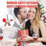 Women’s Safety Keychain Set with Personal Alarm