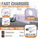 WETEN Keychain Personal Alarm with LED Light
