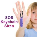 130dB Personal Safety Alarm Keychain - 2 Pack