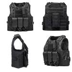 Adjustable Tactical Vest with Removable Pouch
