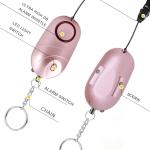 6-Pack Personal Alarm Sirens with LED Lights