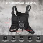 Men's Adjustable Chest Bag Holster for Pistols