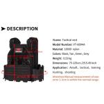 YAKEDA Tactical Laser-Cutting Quick Release Vest