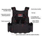 YAKEDA Tactical Laser-Cutting Quick Release Vest