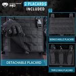 Tactical Molle Airsoft Vest for Men - Black