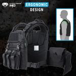 Tactical Molle Airsoft Vest for Men - Black