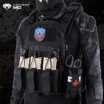 Tactical Molle Airsoft Vest for Men - Black