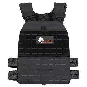 WOLF TACTICAL Adjustable Weighted Vest for Workouts