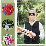 Kids Tactical Combat Vest with Fingerless Gloves