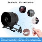 KERUI 8-Piece WiFi Home Security Alarm System
