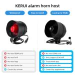 KERUI 8-Piece WiFi Home Security Alarm System