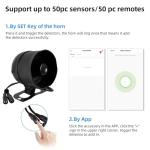 KERUI 8-Piece WiFi Home Security Alarm System