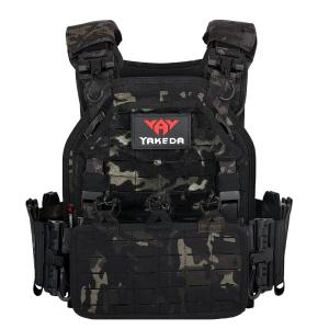YAKEDA Lightweight Tactical Vest for Men - Black