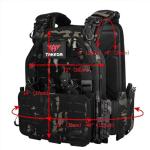 YAKEDA Lightweight Tactical Vest for Men - Black