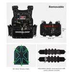 YAKEDA Lightweight Tactical Vest for Men - Black