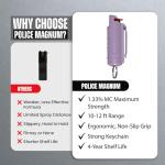 USA Made Police Magnum Pepper Spray Keychain