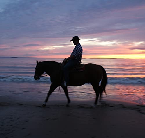 Shapeable Black Cowboy Hat for Men and Women