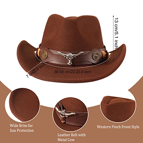 Classic Cowboy Hat with Belt - Geebuzz