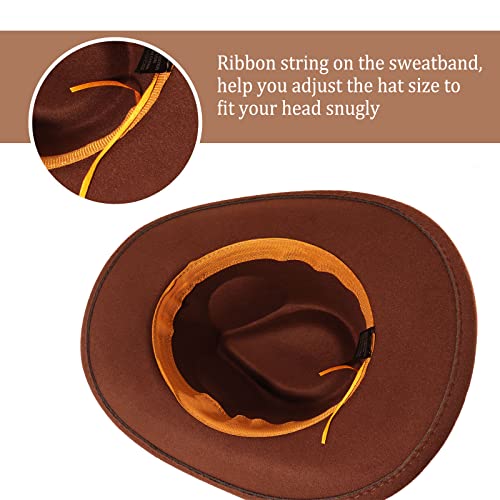 Classic Cowboy Hat with Belt - Geebuzz