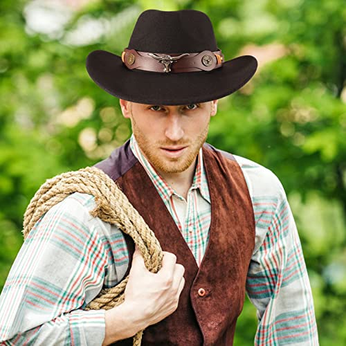 Classic Cowboy Hat with Belt - Geebuzz