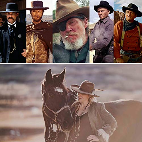 Wide Brim Men's Cowboy Hat Costume Accessories